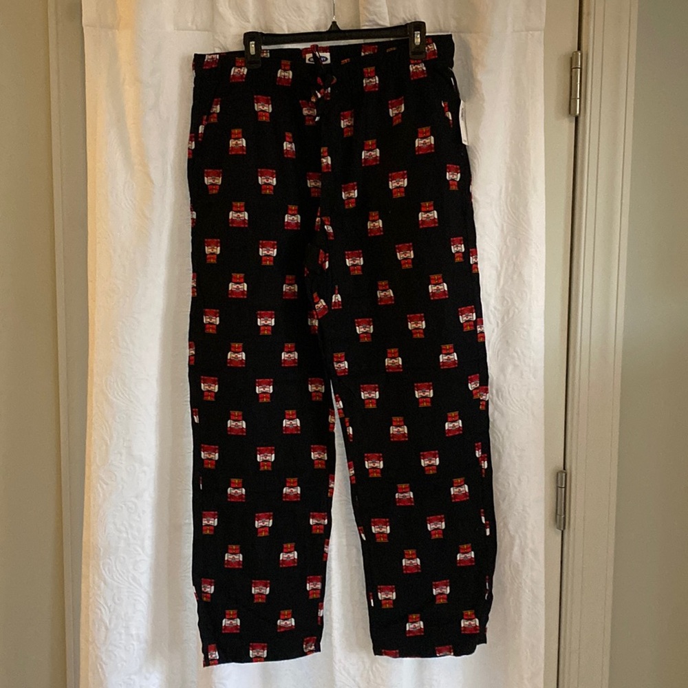 Mens Christmas Flannel Pajama bottoms Size L
